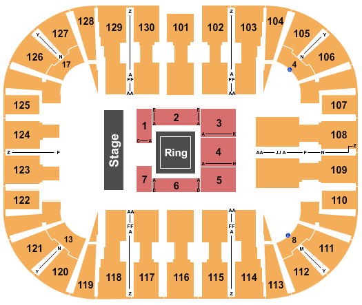 EagleBank Arena EagleBank Arena Seating Chart