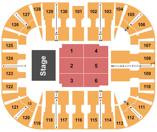 EagleBank Arena EagleBank Arena Seating Chart