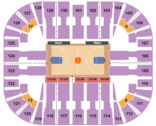 EagleBank Arena EagleBank Arena Seating Chart
