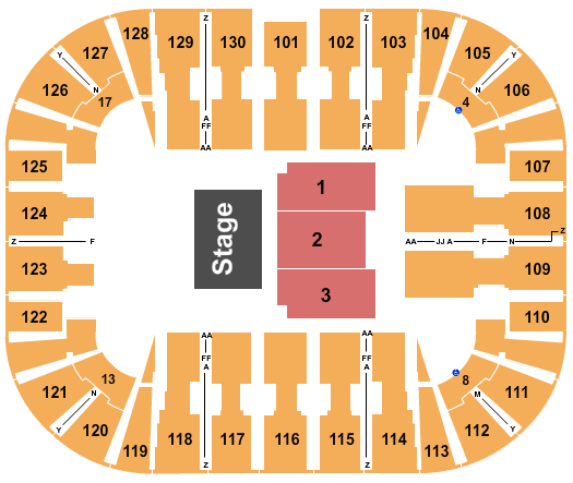 EagleBank Arena EagleBank Arena Seating Chart