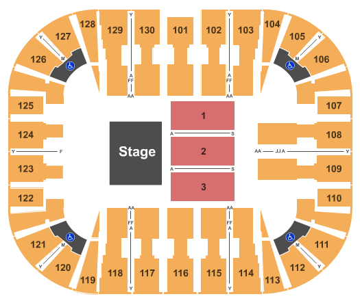 EagleBank Arena EagleBank Arena Seating Chart